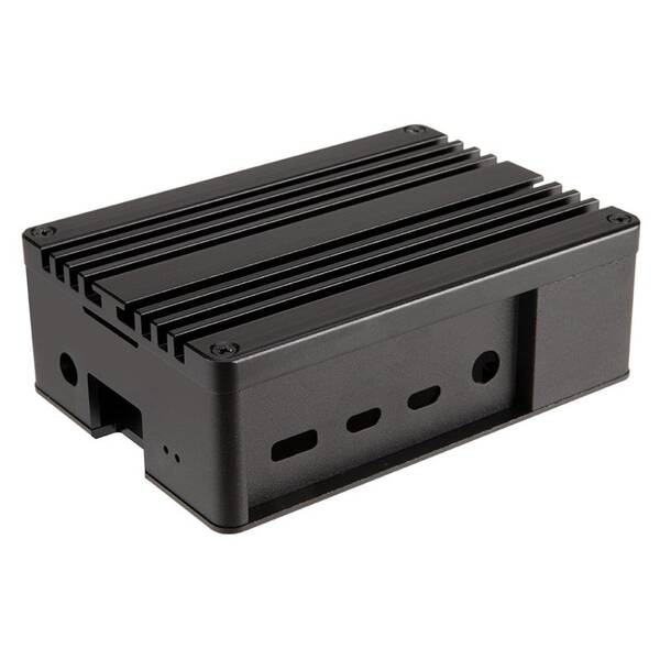 Case AKASA Pi 4 Pro Extended Aluminium case with Thermal Modules for Raspberry Pi 4 Model B černá

