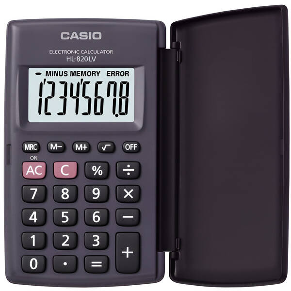 Kalkulačka Casio HL 820 LV BK černá

