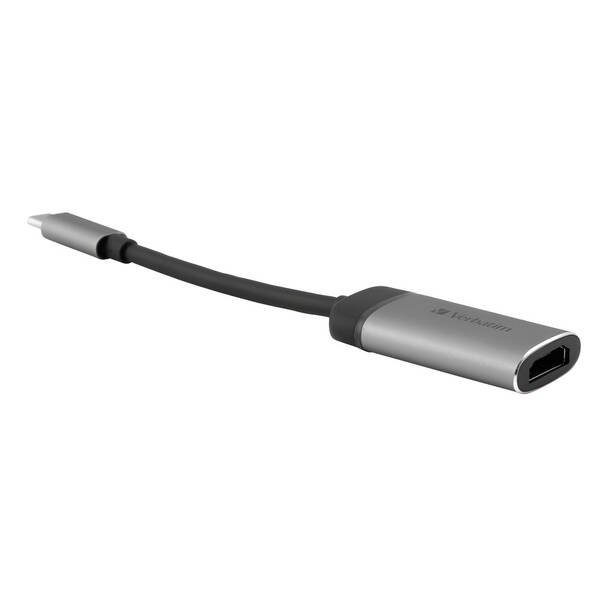 Redukce Verbatim USB-C/HDMI 4K šedá

