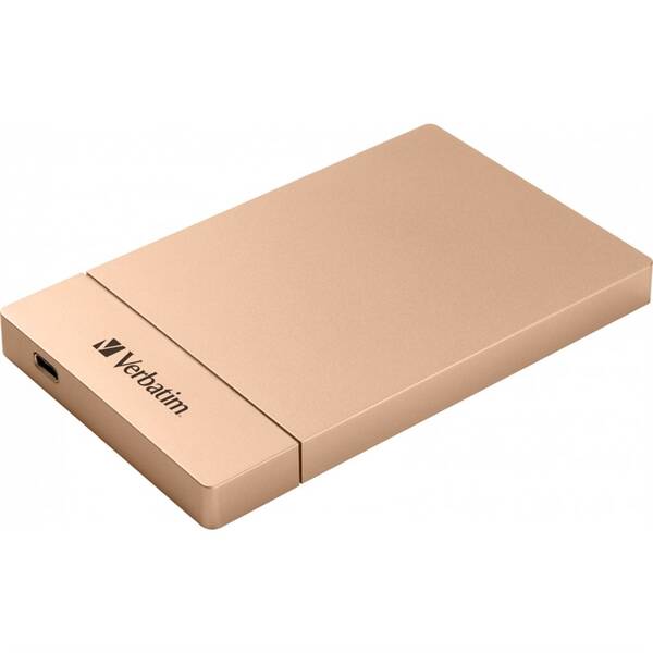 Box na HDD Verbatim pro 2,5" HDD SATA, USB-C / USB 3.1. Gen2 růžový

