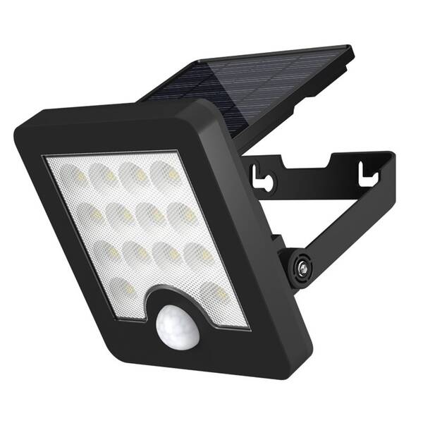 Reflektor Top Light Heleon, solární, PIR, 5W, 4000K, 3 fukční režimy černé

