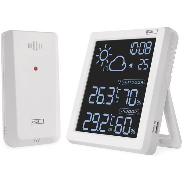 Meteorologická stanice EMOS E8647W bílá

