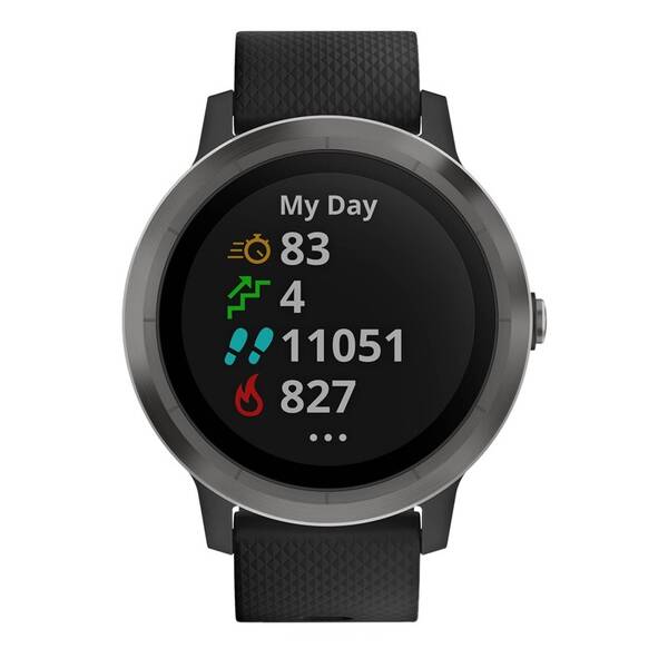 Chytré hodinky Garmin vívoActive3 Optic černé/šedé

