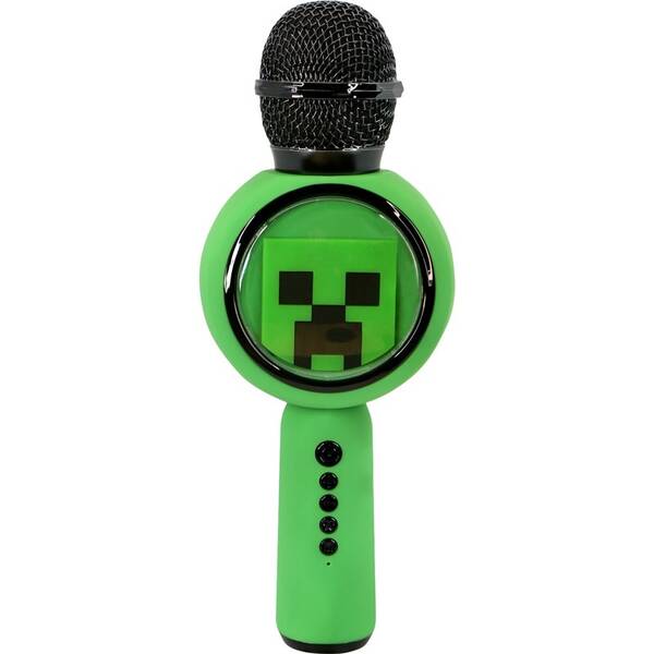 Karaoke mikrofon OTL Technologies Minecraft PopSing černý/zelený

