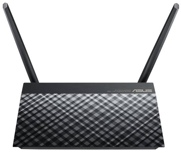 Router Asus RT-AC52U B1 - AC750 dvoupásmový Gigabit Wi-Fi router, USB 

