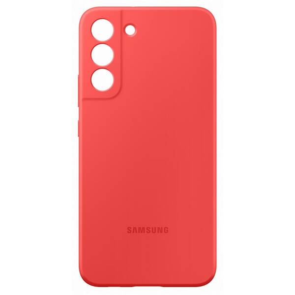 Kryt na mobil Samsung Silicone Cover na Galaxy S22+ - coral 

