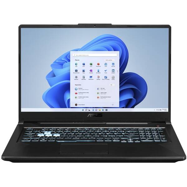 Notebook Asus TUF Gaming F17 FX706 černá barva
