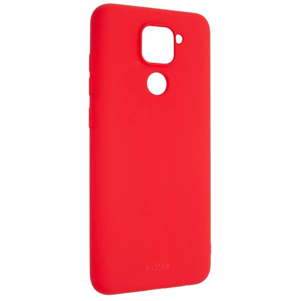 Kryt na mobil FIXED Story na Xiaomi Redmi Note 9 červený

