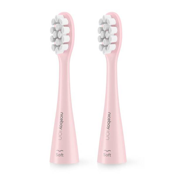 Náhradní hlavice Niceboy Soft pink (2 ks) růžová


