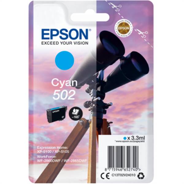 Inkoustová náplň Epson 502 

