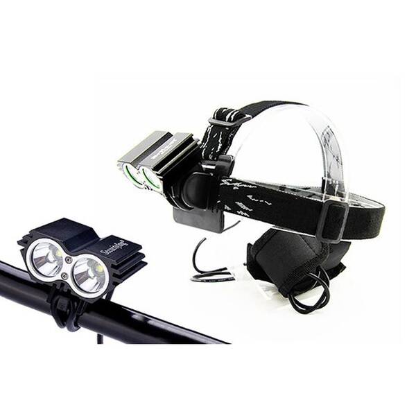 Svítilna Solight XML-T6 2x Cree černá

