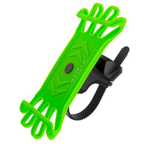 Držák na mobil FIXED Bikee univerzální držák na kolo - limetkový 

