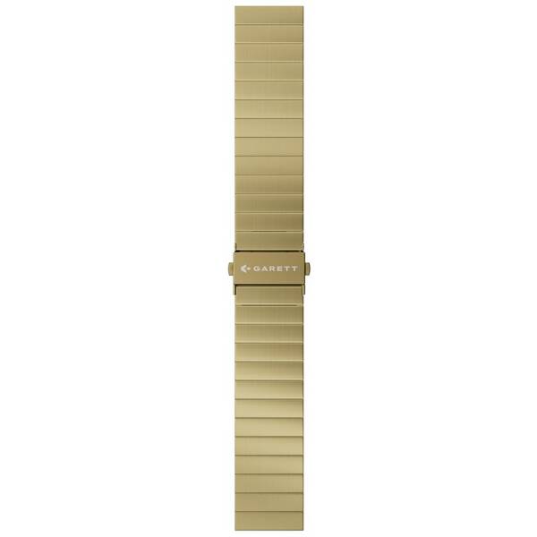 Řemínek Garett univerzální (20 mm), kovový Solid zlatý

