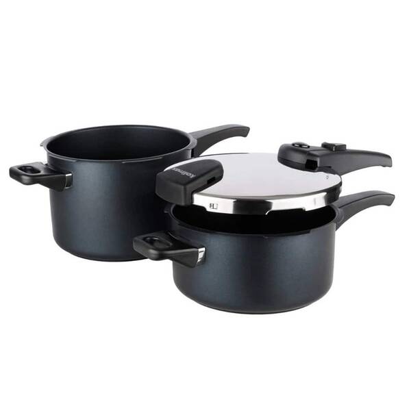 Sada hrnců Kolimax COMFORT BLACK 6 l + 4 l nerez

