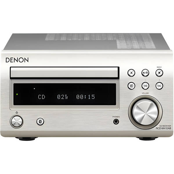 Mikrosystém Denon RCD-M41 DAB stříbrný

