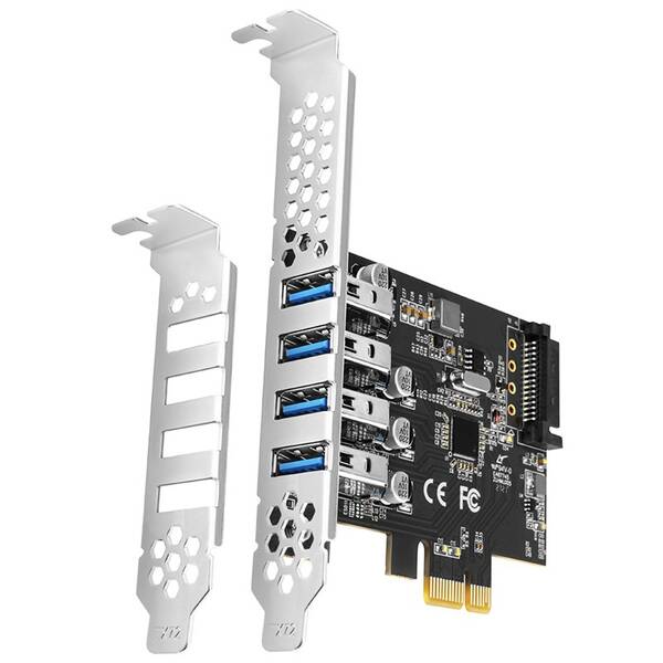 Řadič Axagon PCEU-43RS - 4x USB 3.2 Gen 1 port 

