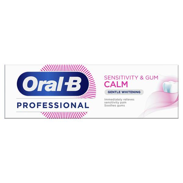 Zubní pasta Oral-B Sensitivity + Gum Calm Gentle Whitening 75 ml 

