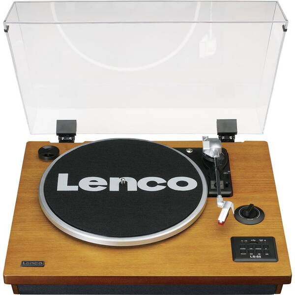Gramofon Lenco LS-55 černý/béžový

