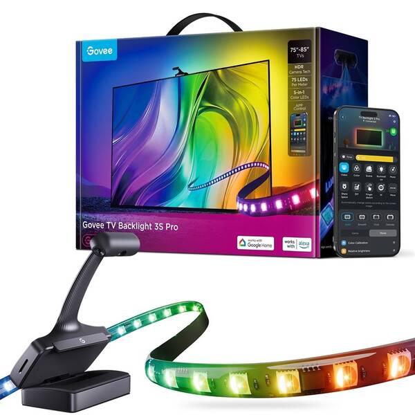 LED pásek Govee TV Backlight 3 Pro 75-85" RGBIC, 3,2m černý

