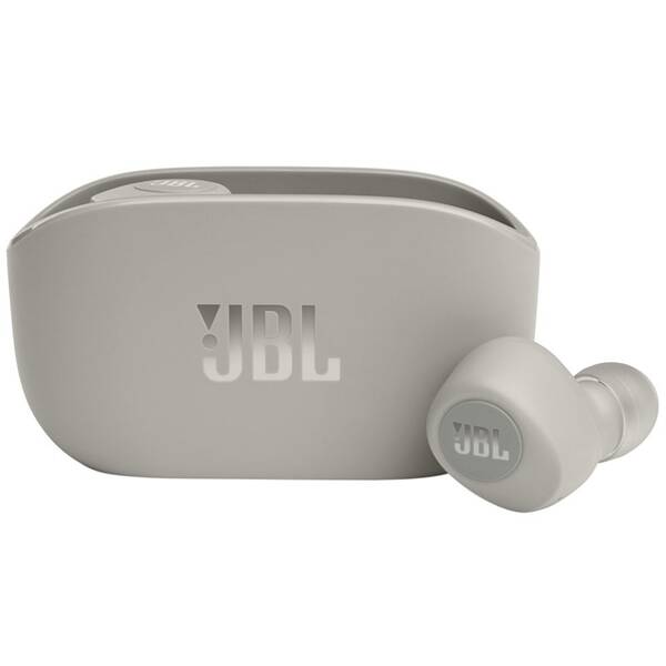 Sluchátka JBL Vibe 100TWS - slonovinová 

