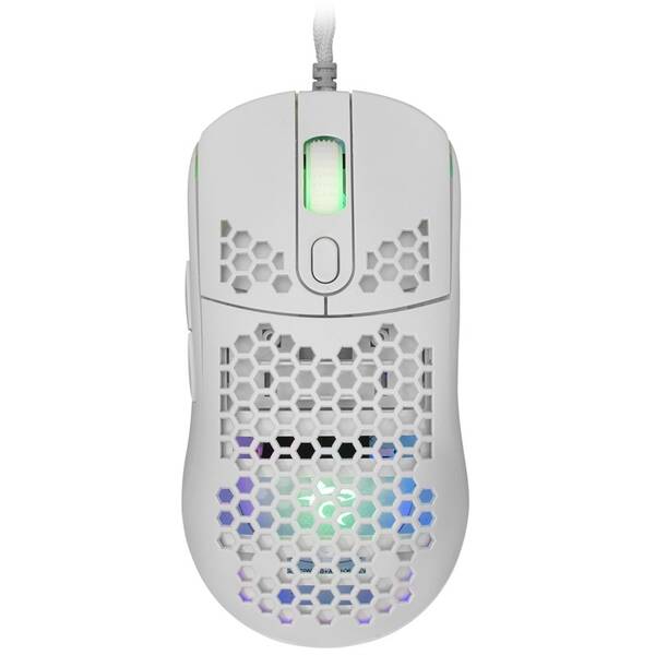 Myš White Shark GALAHAD bílá

