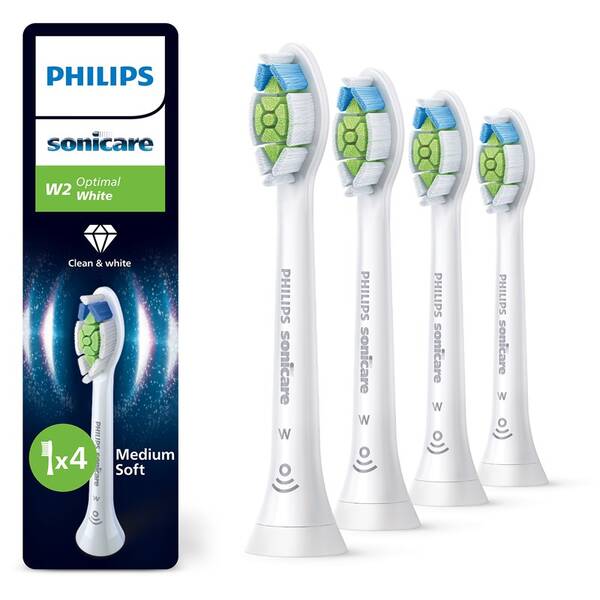 Náhradní hlavice Philips HX6064/87 (4 ks) bílá

