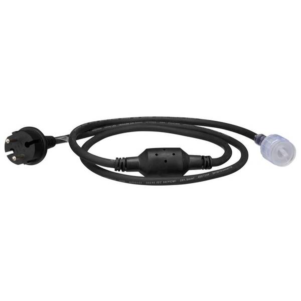 Kabel MARELD Napájecí pro LED pásek Sunlit 1,5M černý

