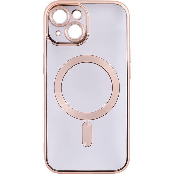 Kryt na mobil WG Magic Eye Magnet na Apple iPhone 15 zlatý/průhledný

