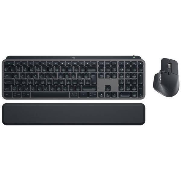 Klávesnice s myší Logitech MX Keys S Combo, US layout - grafitová grafitová

