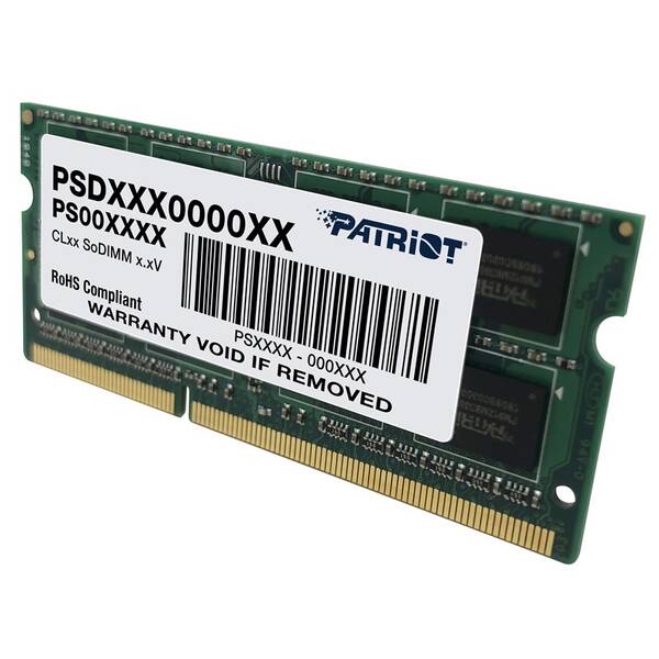Operační paměť Patriot 8GB DDR3L 1600MHz CL11 

