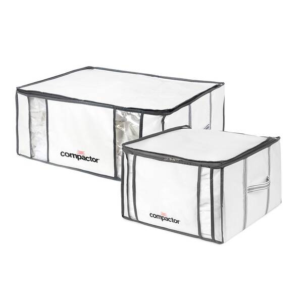 Vakuový úložný box s pouzdrem Compactor Life RAN7023, 1× M 125 l, 1 x XXL 210 l, 2 ks 


