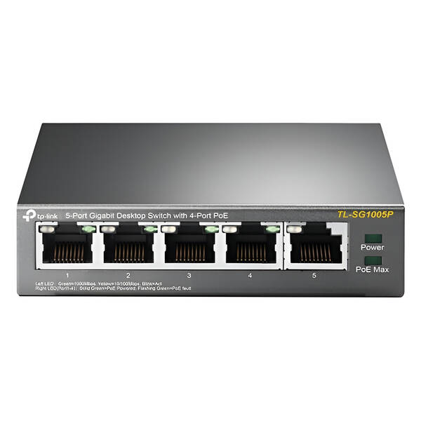 Switch TP-Link TL-SG1005P černý

