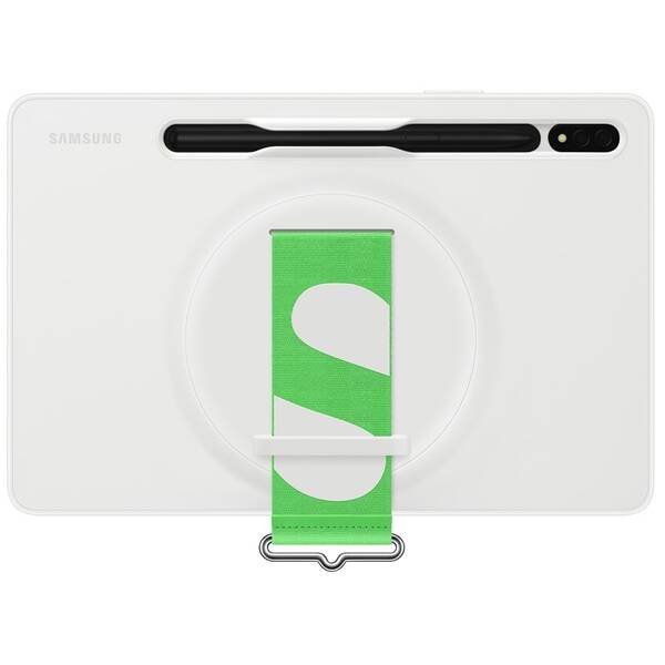 Kryt Samsung Silicone Cover s poutkem na Galaxy Tab S8 bílý

