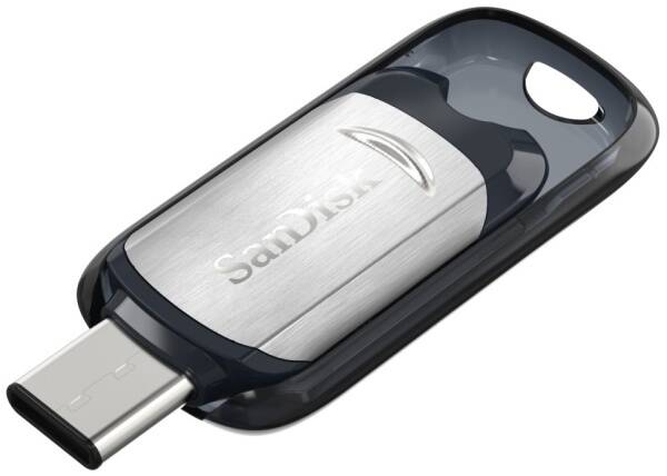 USB Flash SANDISK 128GB USB-C černý/stříbrný

