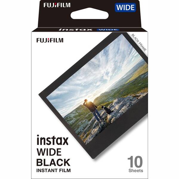 Instantní film Fujifilm Instax Wide BLACK FRAME, 10 ks 

