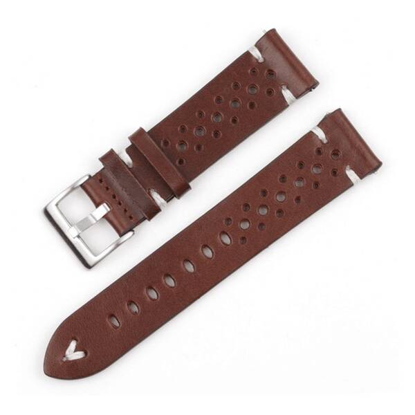 Řemínek RhinoTech univerzální Genuine Leather Quick Release 20mm hnědý

