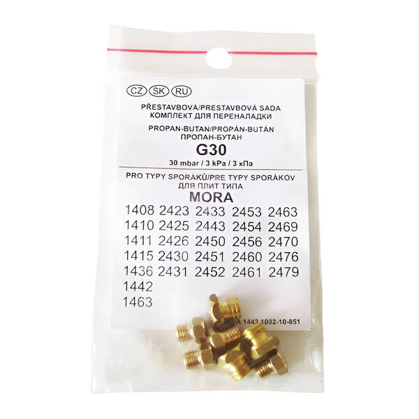 Sada trysek Mora 910057 

