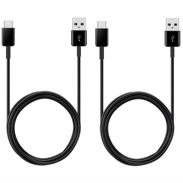Kabel Samsung USB/USB-C, 1,5m (2 pack) černý

