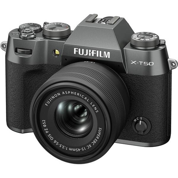 Digitální fotoaparát Fujifilm X-T50 + XC 15-45mm f/3.5-5.6 OIS PZ černý/šedý

