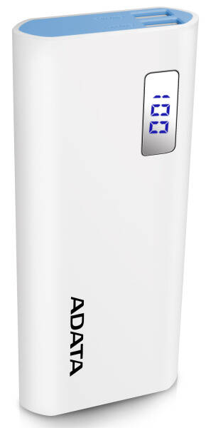Powerbanka ADATA P12500D 12500mAh bílá

