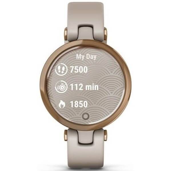 Chytré hodinky Garmin Sport Rose Gold / Light Sand Silicone Band 

