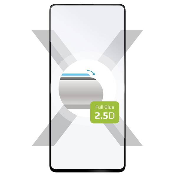 Tvrzené sklo FIXED Full-Cover na Samsung Galaxy A52/A52 5G/A52s 5G černé

