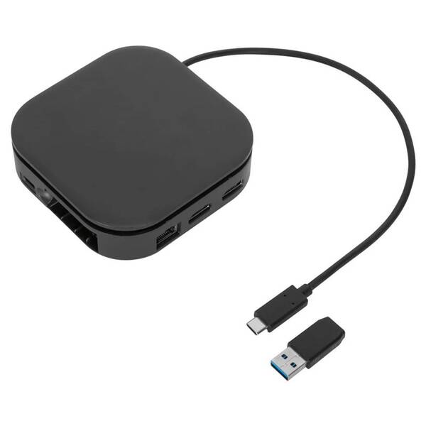 Dokovací stanice Targus Universal Dual HD Docking Station, 80W PD Pass-Thru černá

