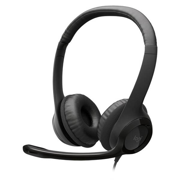 Headset Logitech H390, USB-C černý

