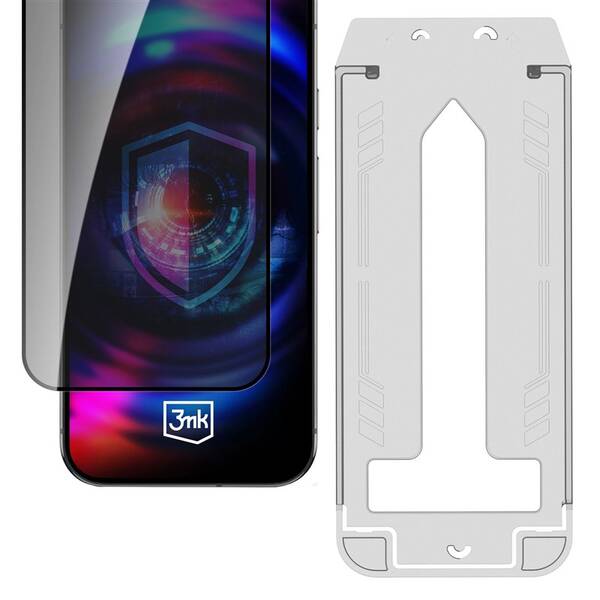 Tvrzené sklo 3mk Hardglass Max Privacy FrameFit na Samsung Galaxy A16 4G/5G/ A17 4G/5G 

