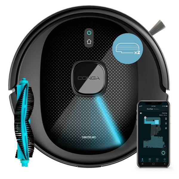 Robotický vysavač Cecotec Conga 7490 Immortal X-Treme černý

