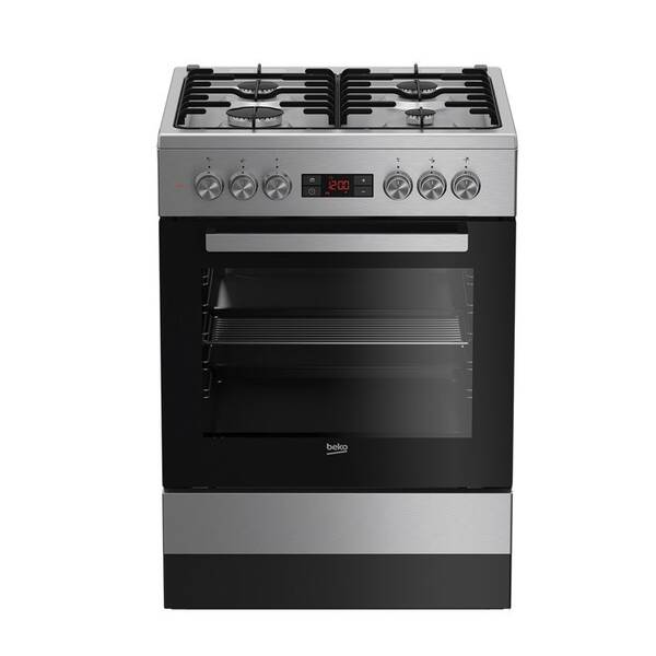 Kombinovaný sporák Beko FSM 62320 DXS nerez

