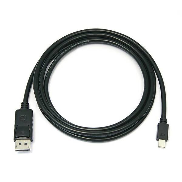 Kabel PremiumCord Mini DisplayPort / DisplayPort, M/M, 1m černý

