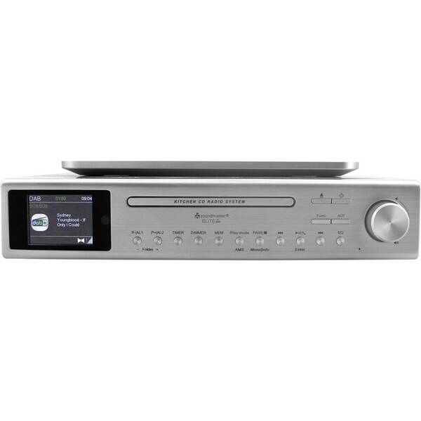 Radiopřijímač DAB+/CD Soundmaster UR2180SI stříbrný

