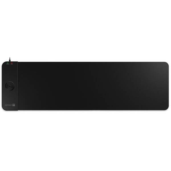 Podložka pod klávesnici a myš Connect IT Charge L, 80 × 30 cm černá


